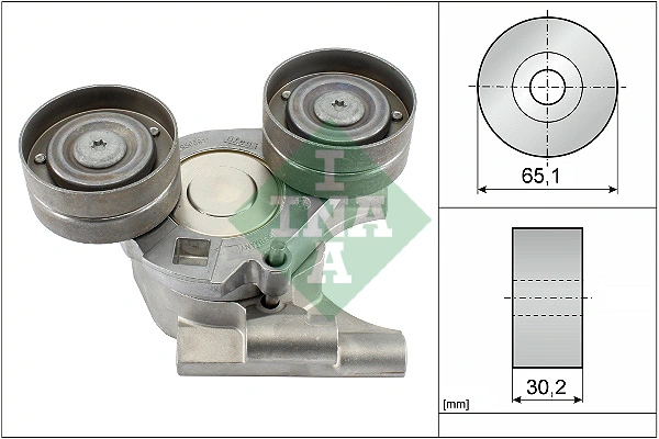 Belt Tensioner, V-ribbed belt